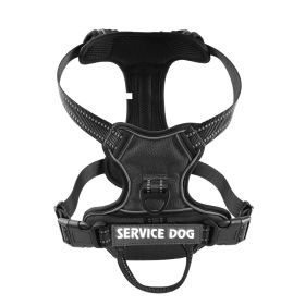 Oxford Cloth Strap Personalized Dog Back (Option: Black-L)