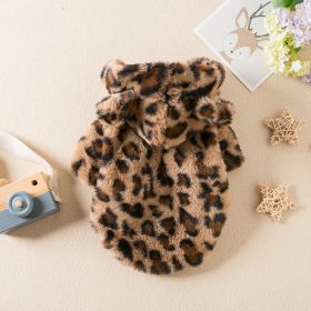 Pet Clothes Autumn And Winter (Option: Brown-XXL)